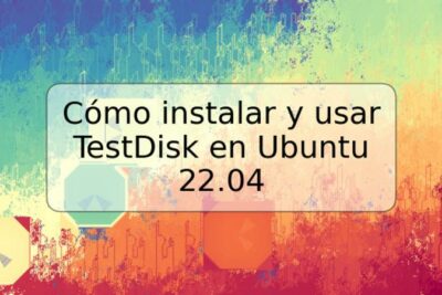 Cómo instalar y usar TestDisk en Ubuntu 22.04