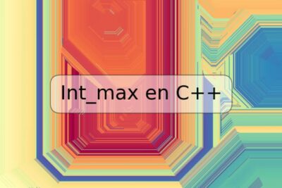 Int_max en C++