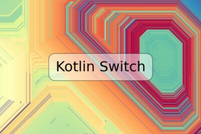 Kotlin Switch