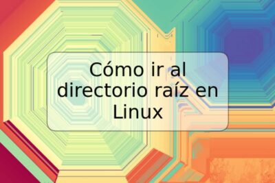 Cómo ir al directorio raíz en Linux