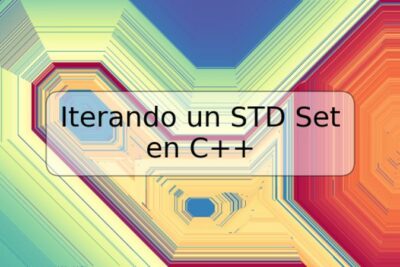 Iterando un STD Set en C++