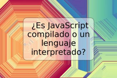 ¿Es JavaScript compilado o un lenguaje interpretado?