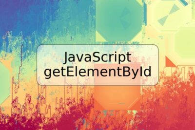 JavaScript getElementById