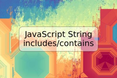 JavaScript String includes/contains