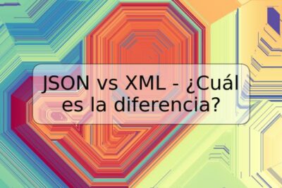 JSON vs XML - ¿Cuál es la diferencia?
