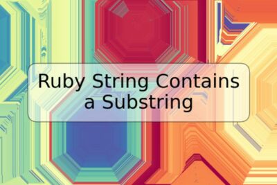 Ruby String Contains a Substring