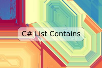 C# List Contains