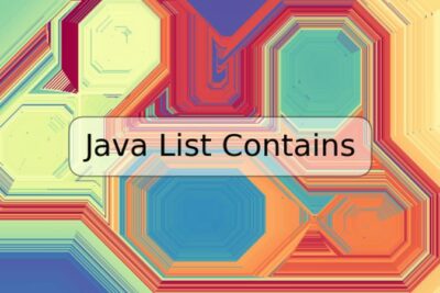 Java List Contains