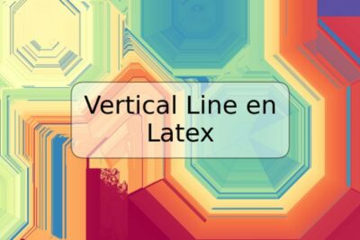 Vertical Line en Latex
