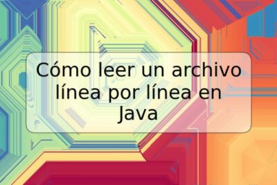 Cómo leer un archivo línea por línea en Java