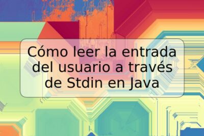 Cómo leer la entrada del usuario a través de Stdin en Java
