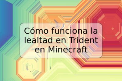 Cómo funciona la lealtad en Trident en Minecraft