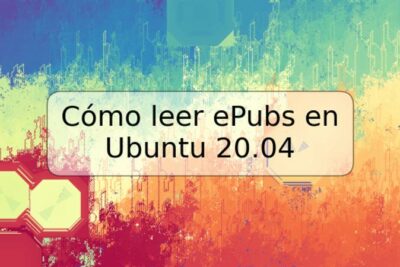 Cómo leer ePubs en Ubuntu 20.04