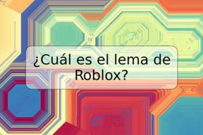 ¿Cuál es el lema de Roblox?