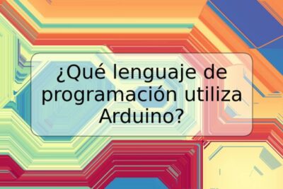 ¿Qué lenguaje de programación utiliza Arduino?
