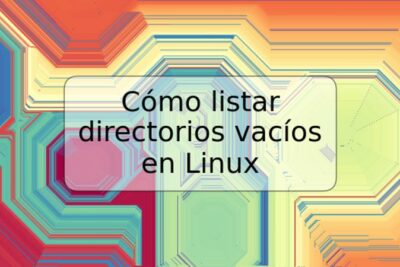 Cómo listar directorios vacíos en Linux