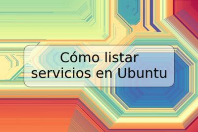 Cómo listar servicios en Ubuntu