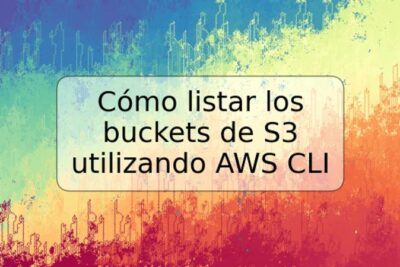 Cómo listar los buckets de S3 utilizando AWS CLI