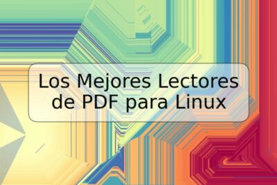 Los Mejores Lectores de PDF para Linux