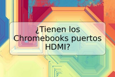 ¿Tienen los Chromebooks puertos HDMI?