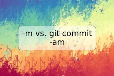 -m vs. git commit -am