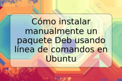 Cómo instalar manualmente un paquete Deb usando línea de comandos en Ubuntu