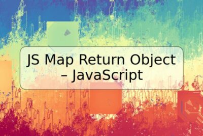 JS Map Return Object – JavaScript