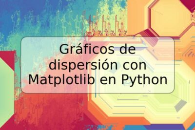 Gráficos de dispersión con Matplotlib en Python