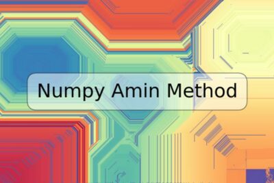 Numpy Amin Method