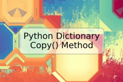 Python Dictionary Copy() Method