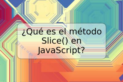 ¿Qué es el método Slice() en JavaScript?