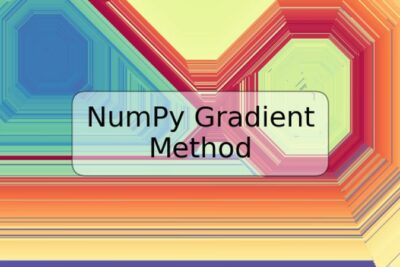 NumPy Gradient Method