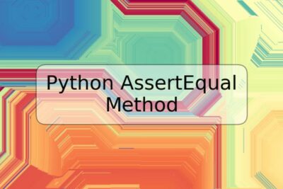 Python AssertEqual Method