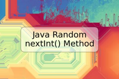 Java Random nextInt() Method