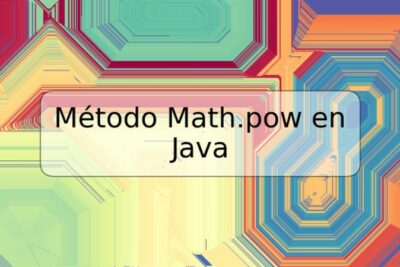 Método Math.pow en Java