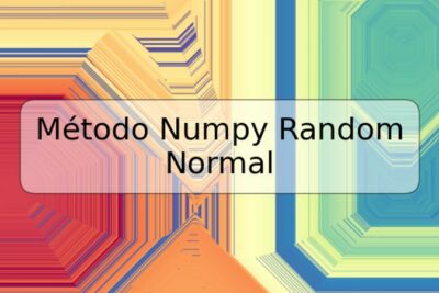 Método Numpy Random Normal