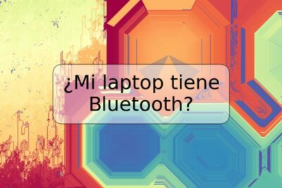 ¿Mi laptop tiene Bluetooth?