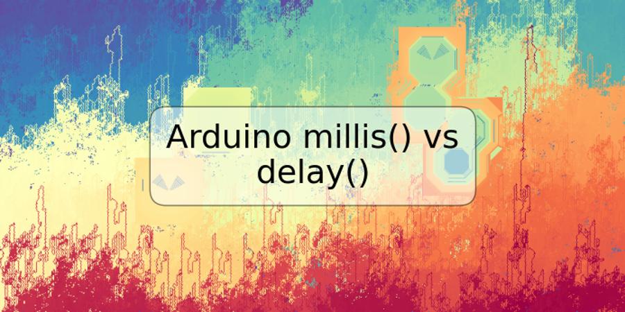 Arduino millis() vs delay()