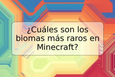 ¿Cuáles son los biomas más raros en Minecraft?