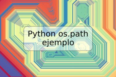Python os.path ejemplo
