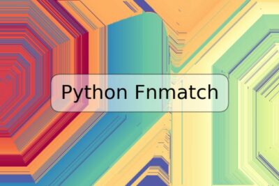 Python Fnmatch