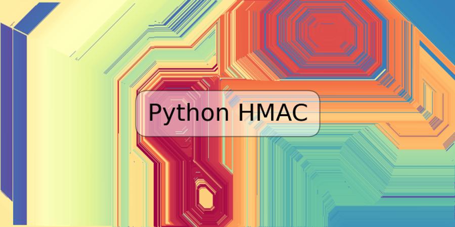 Python HMAC