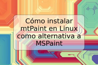 Cómo instalar mtPaint en Linux como alternativa a MSPaint