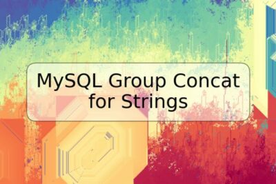 MySQL Group Concat for Strings