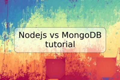 Nodejs vs MongoDB tutorial