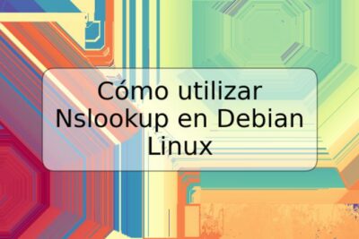 Cómo utilizar Nslookup en Debian Linux