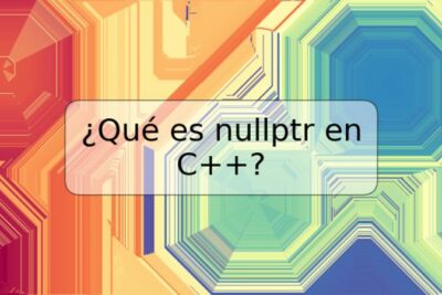 ¿Qué es nullptr en C++?