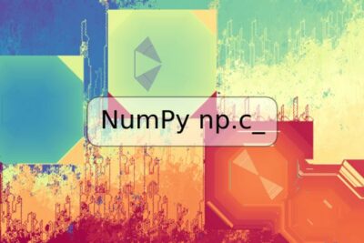 NumPy np.c_