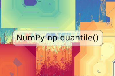 NumPy np.quantile()