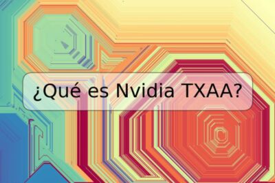 ¿Qué es Nvidia TXAA?